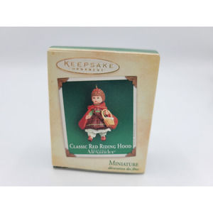 Hallmark Keepsake Madame Alexander Classic Miniature Red Riding Hood 2004‎